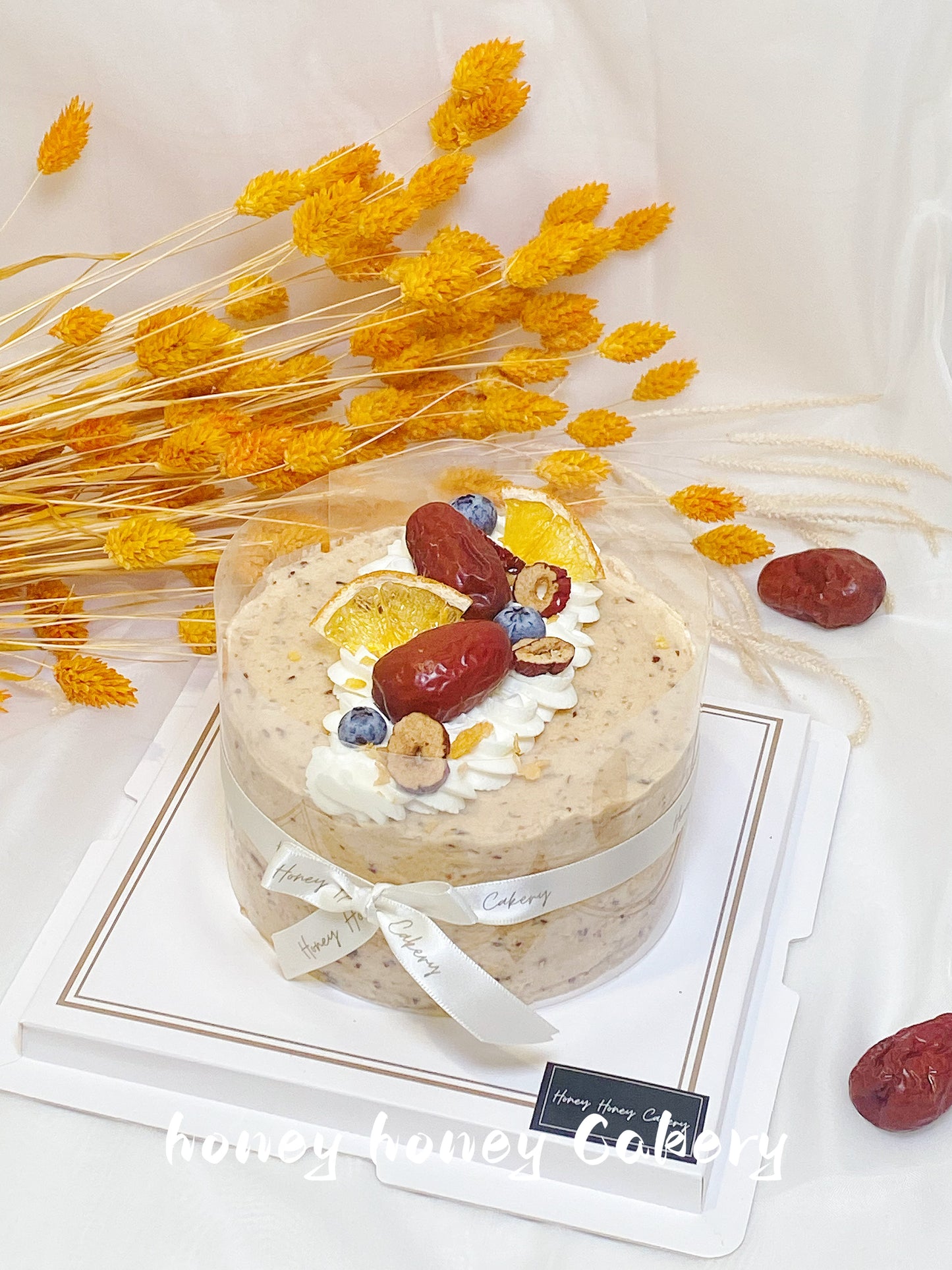 Red Dates Oat Crepe-Chiffon Hybrid