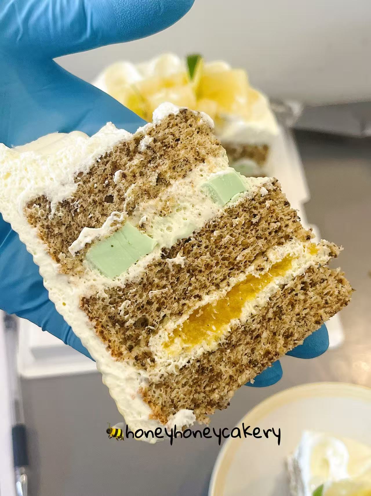 Earl Grey Pineapple Chiffon Cake