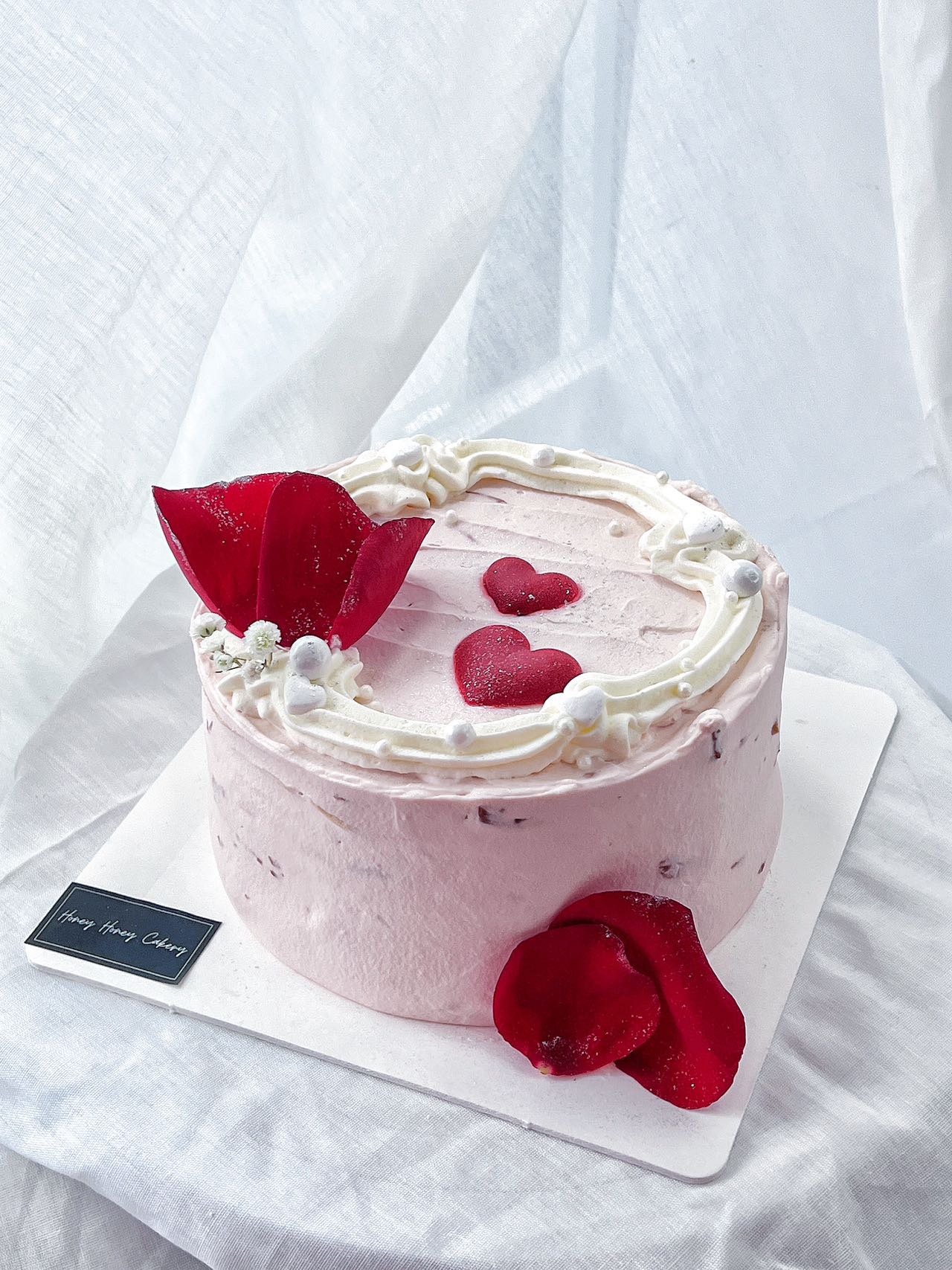 Rose Lychee Crepe-Chiffon Hybrid