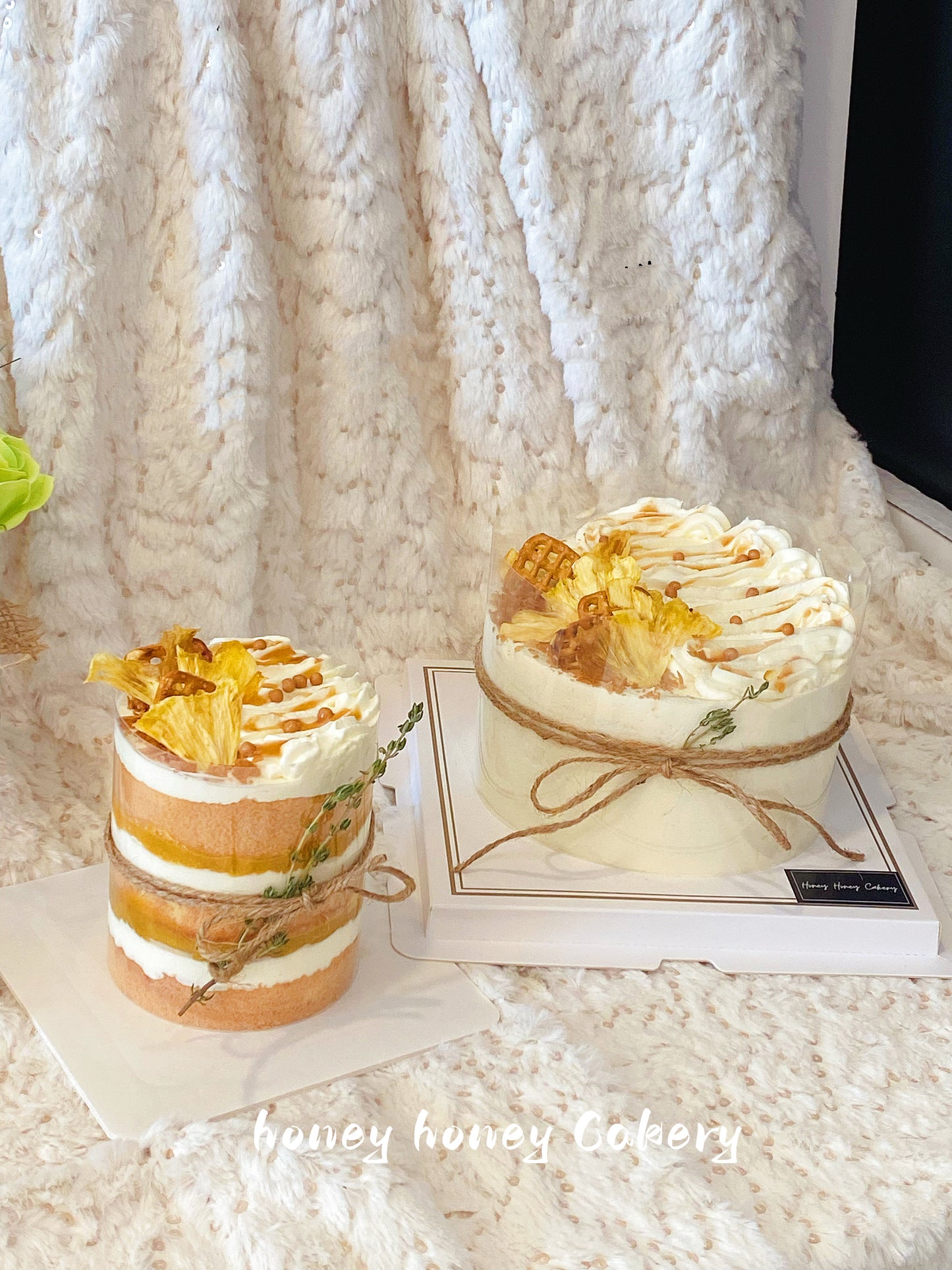 Coconut Pineapple Crepe-Chiffon Hybrid