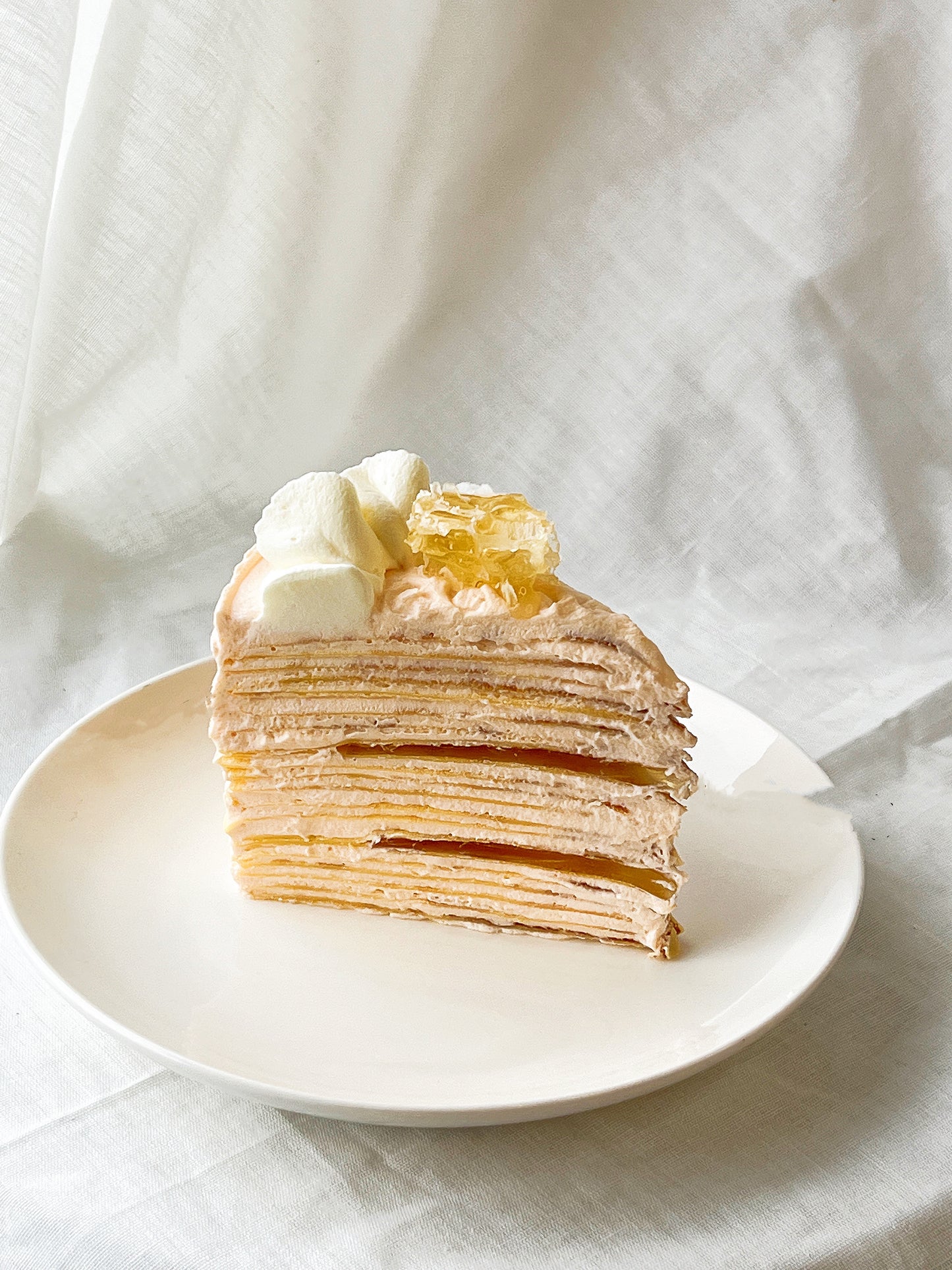 Honey Cloud Crepe Cake