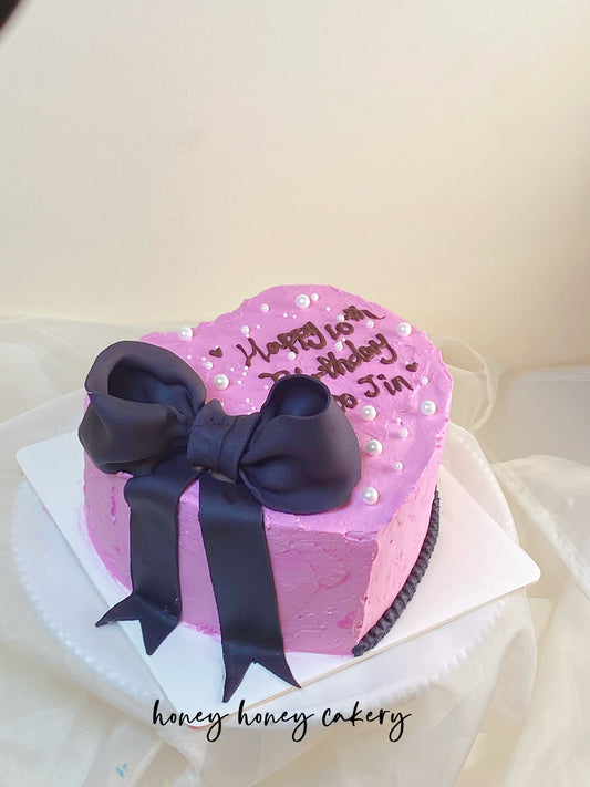 heart shaped birthday cake