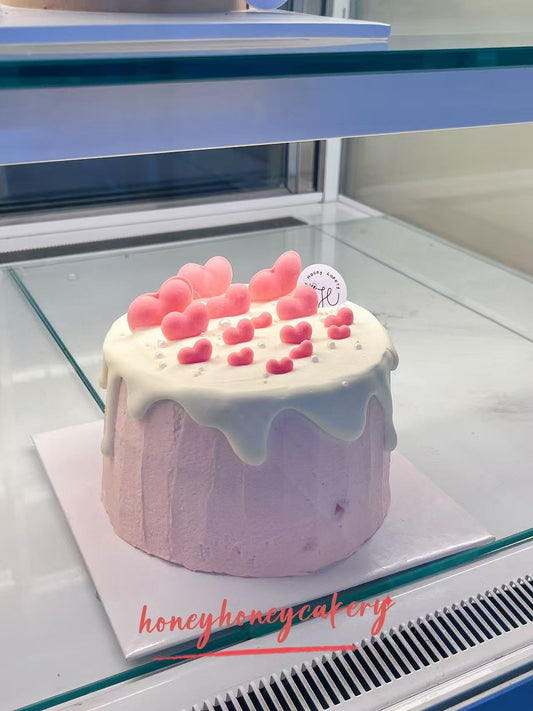 Valentine's Day Cake - Rose Lychee