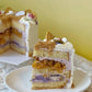 Taro Paste Mochi Pork Floss & Salted Egg Yolk chiffonCake