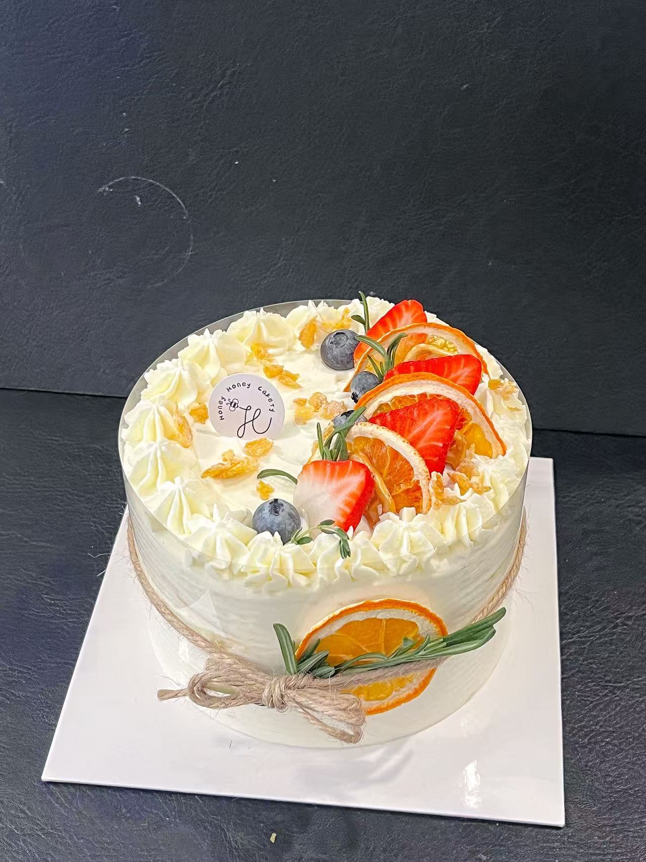 Mango Passion Fruit Crepe-Chiffon Hybrid