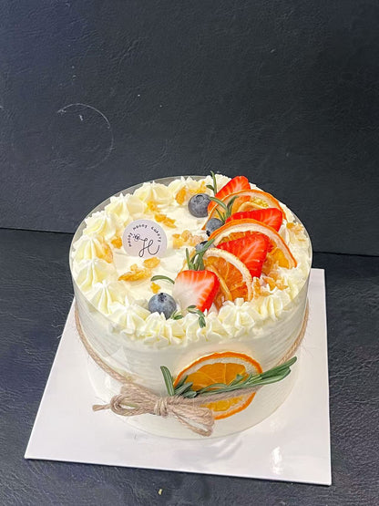 Mango Passion Fruit Crepe-Chiffon Hybrid